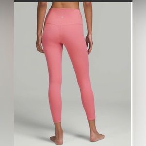 Lululemon Align High-Rise Pant 25" pink blossom size 4